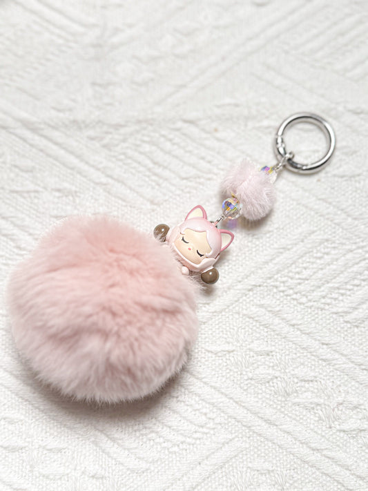 Skullpanda Furry Keychain