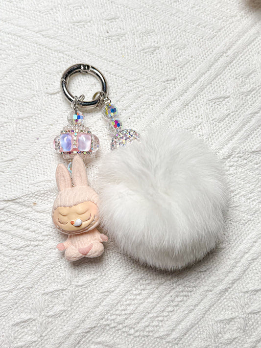 Light Pink Sleeping Labubu